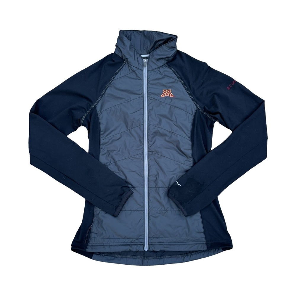 Columbia Women's Navy & Gray Quilted Softshell Jacket